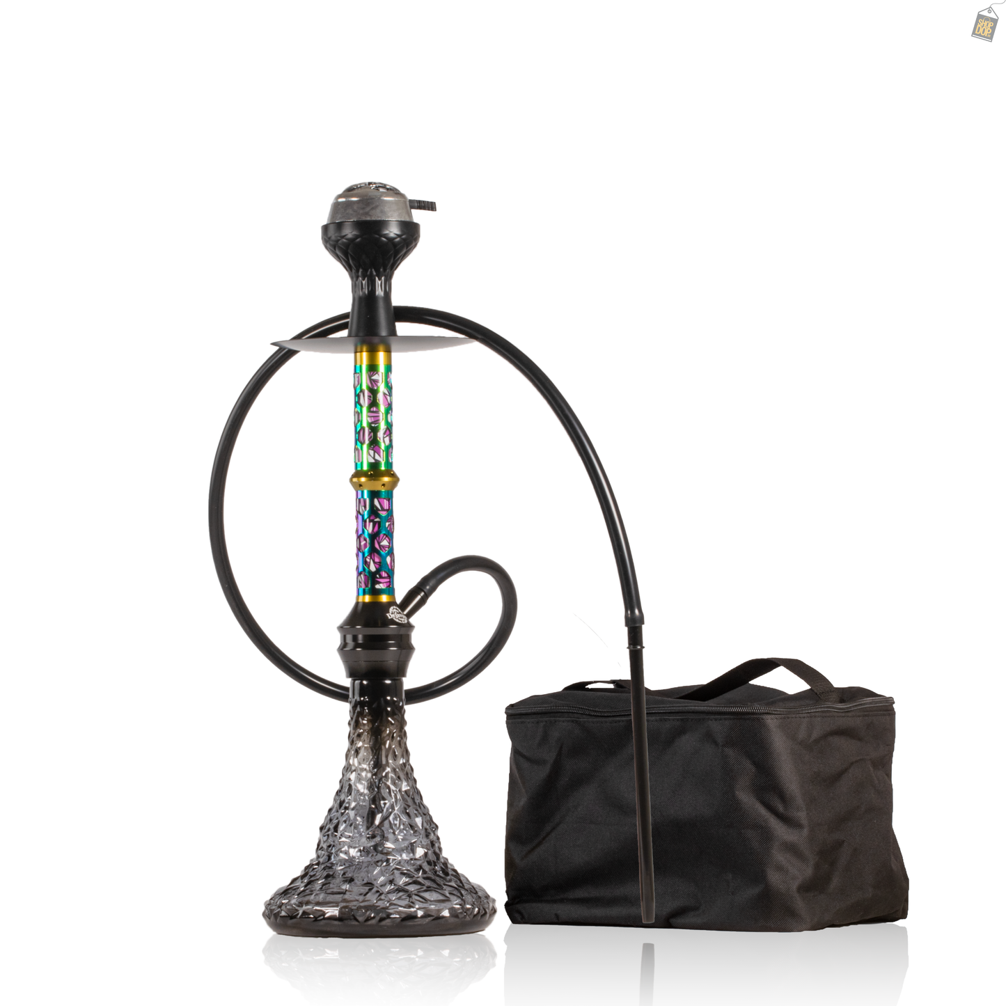 Bling Hookah with Bag - Purple
