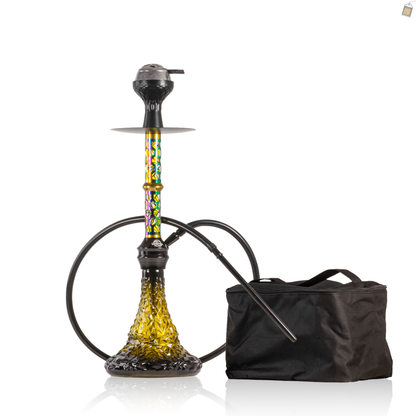 Bling Hookah with Bag - Yellow