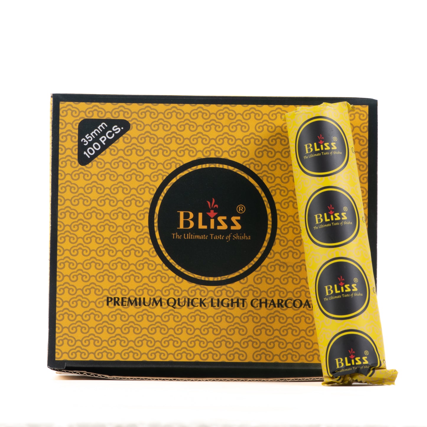 Combo - Bliss Hookah Magic Coal - 2 Boxes (20 Rolls - 200 Discs)