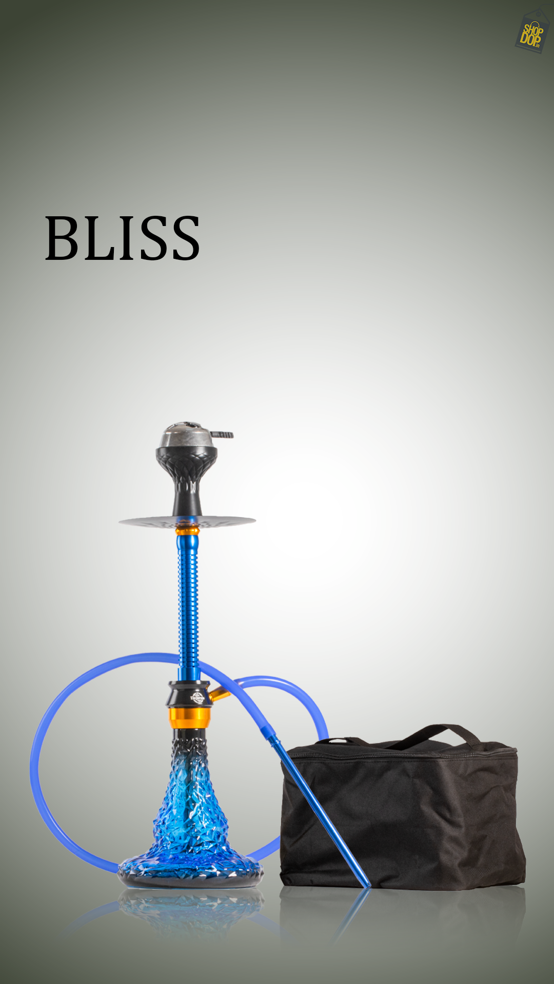 Bliss Hookah with Bag - Blue