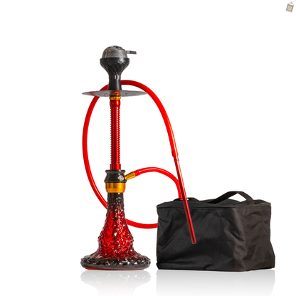 Bliss Hookah with Bag - Red