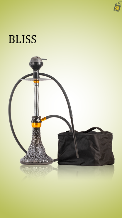 Bliss Hookah with Bag - Silver