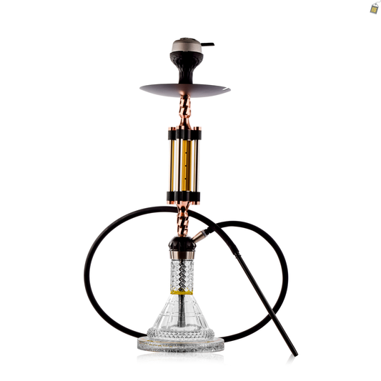 Bollard Hookah - Gold