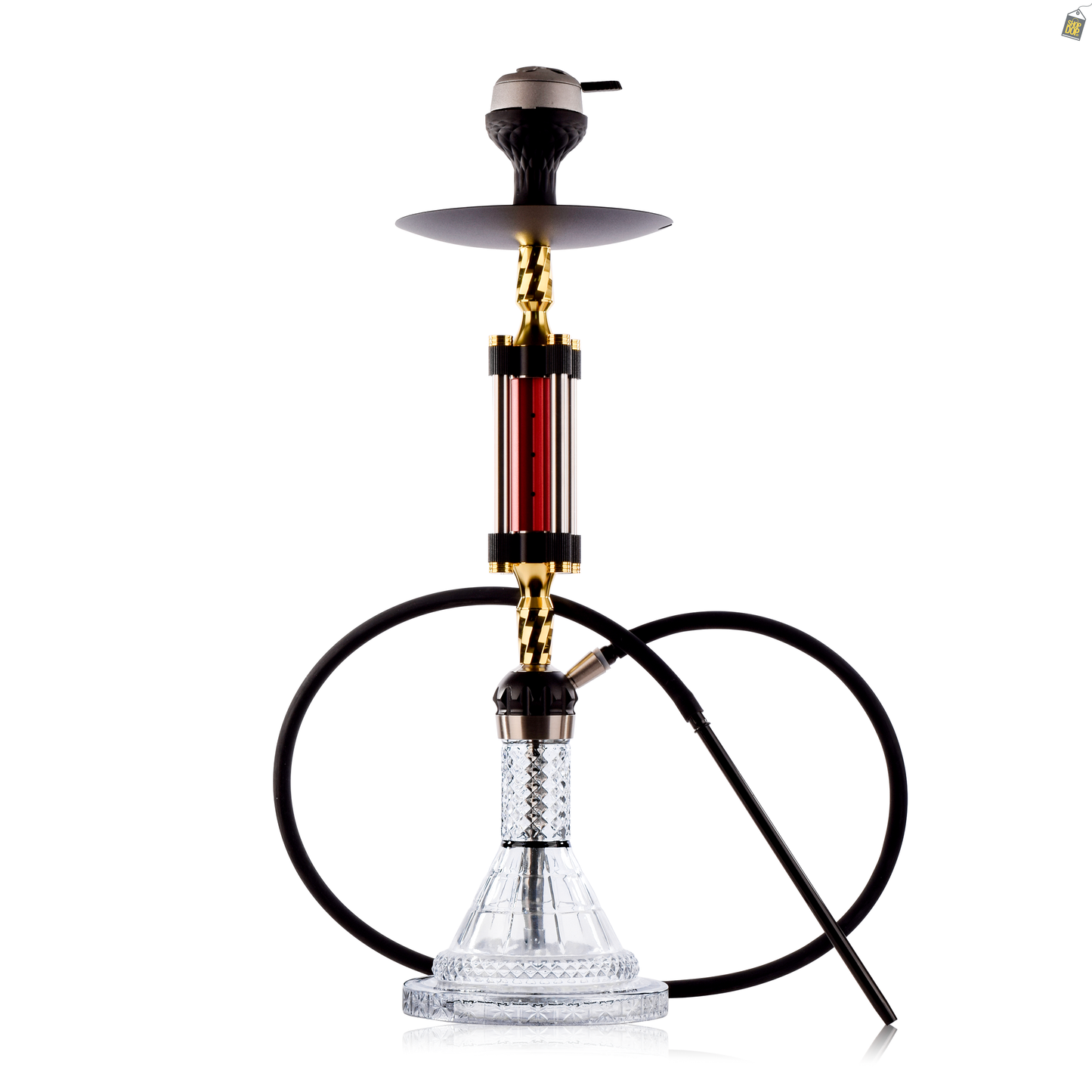 Bollard Hookah - Red