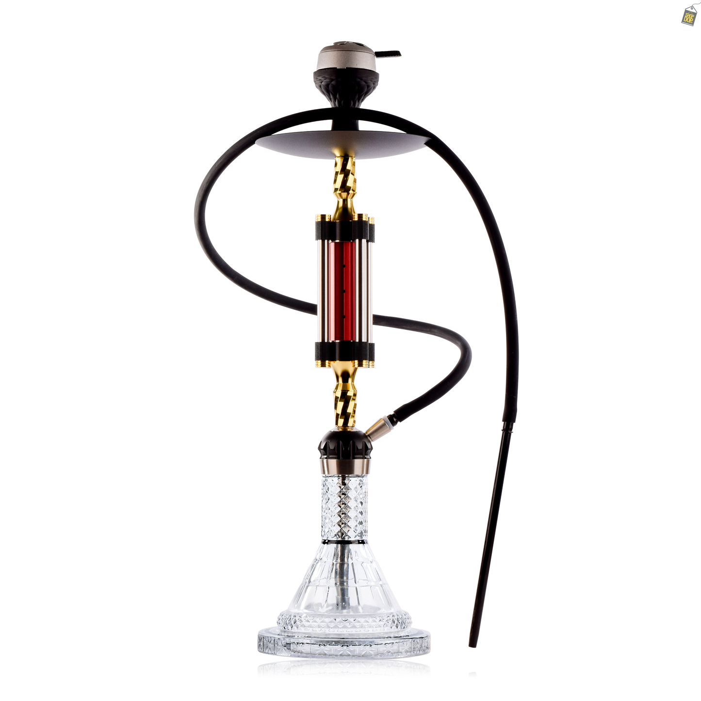 Bollard Hookah - Red