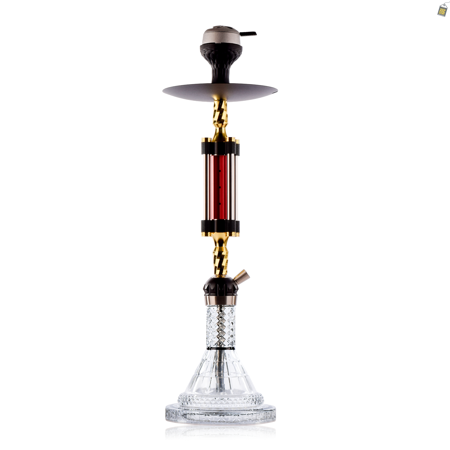 Bollard Hookah - Red
