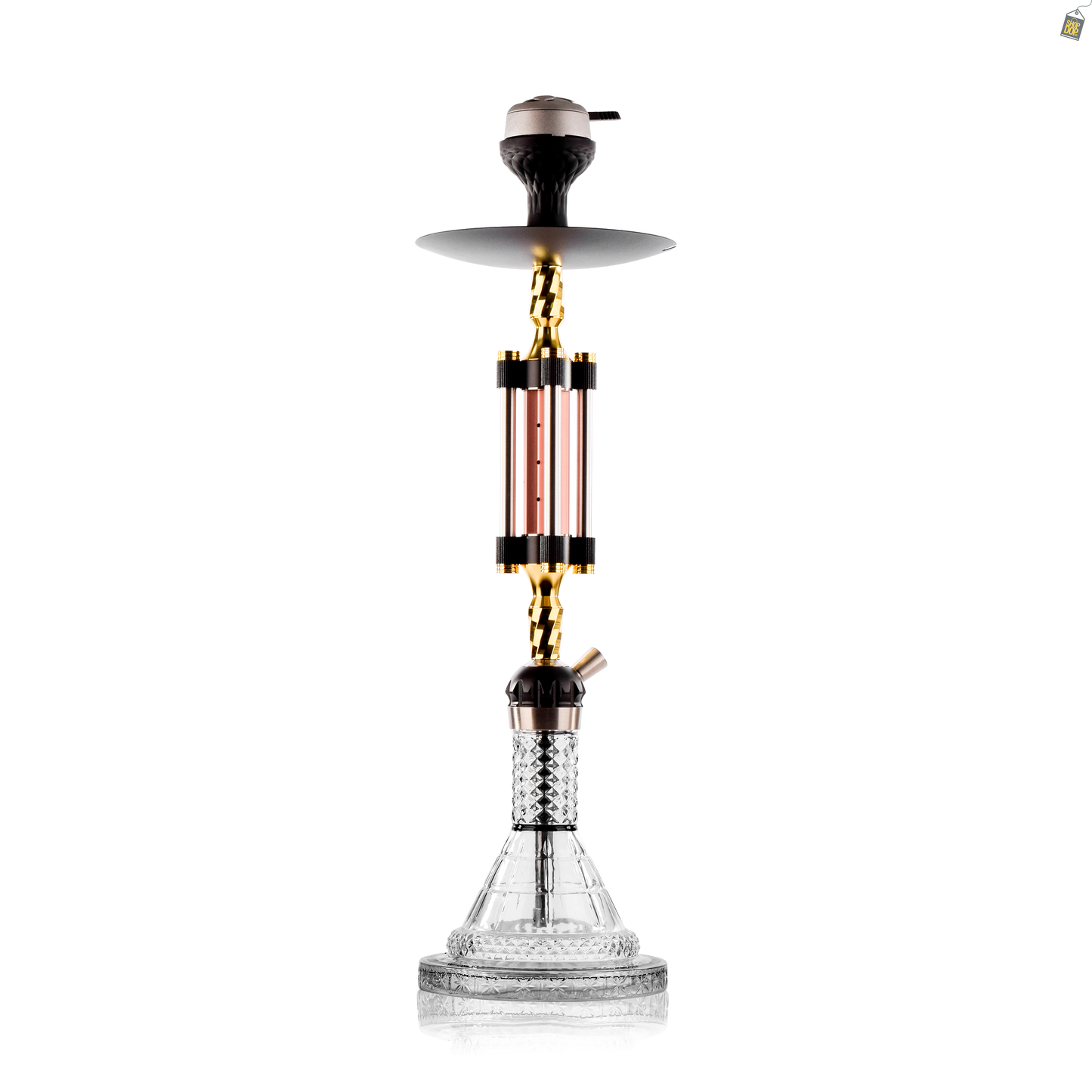 Bollard Hookah - Rose Gold