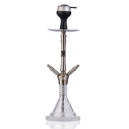 Breeze Dual Pipe Hookah - Black