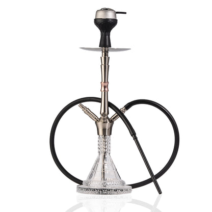 Breeze Dual Pipe Hookah - Rose Gold