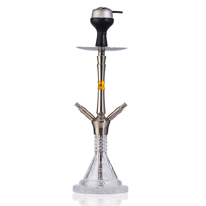 Breeze Dual Pipe Hookah - Yellow