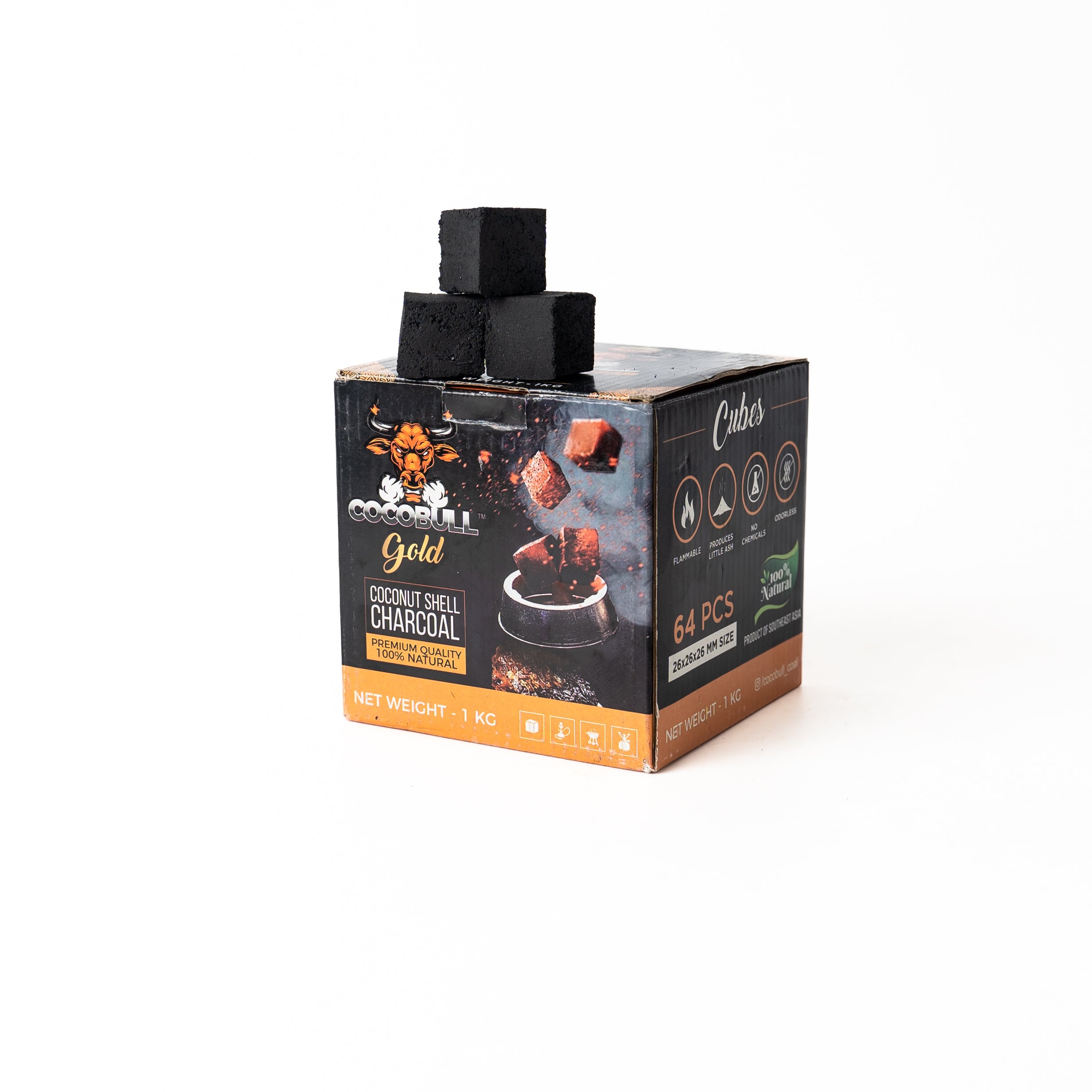 1kg Coconut Coal Packs – shopdop.in