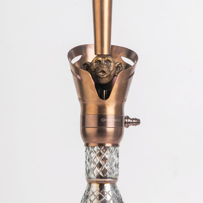 COCOYAYA Baku Mojo Hookah - Bronze (Cut Glass Base)