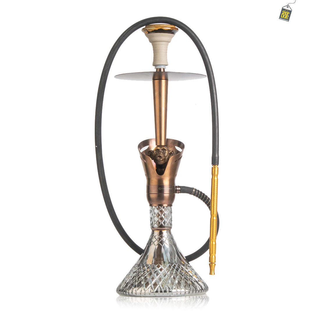 COCOYAYA Baku Mojo Hookah - Bronze (Cut Glass Base)