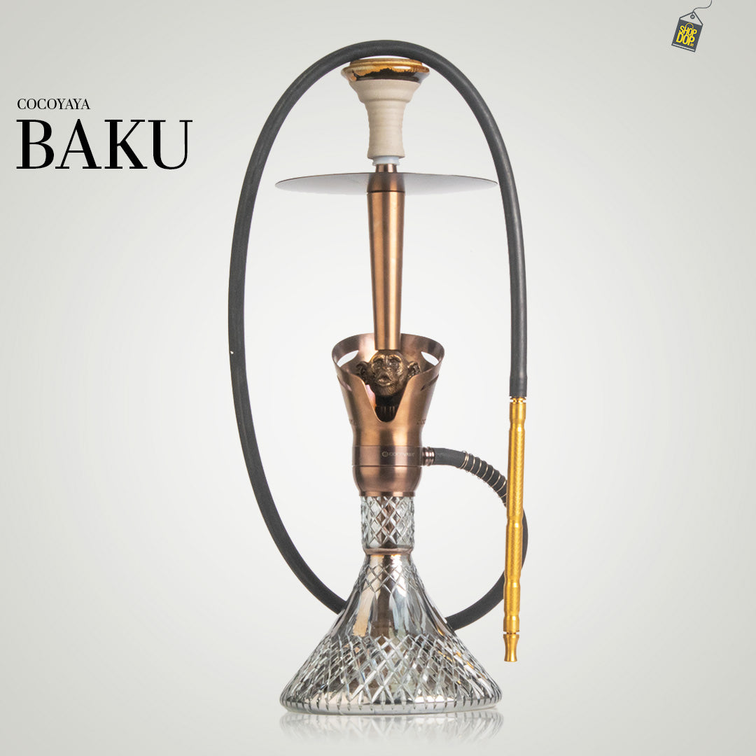 COCOYAYA Baku Mojo Hookah - Bronze (Cut Glass Base)