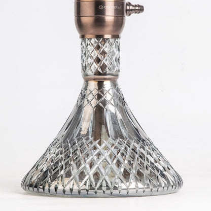 COCOYAYA Baku Mojo Hookah - Bronze (Cut Glass Base)