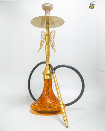 COCOYAYA Betty Hookah - Golden Stem / Amber Base