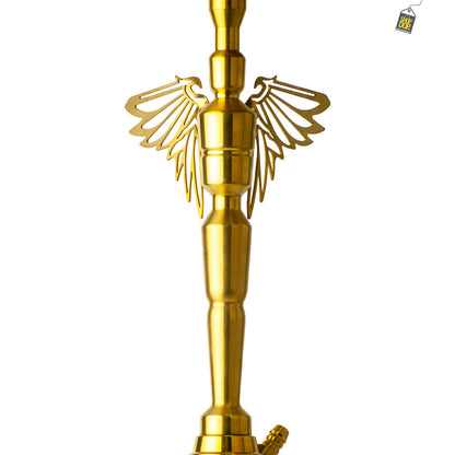 COCOYAYA Falcon Hookah (Angel Series) - Gold Stem / Gold Base