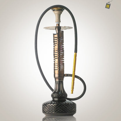 COCOYAYA Vivanta Hookah (Ferro Series) - Bronze Stem / Black Base