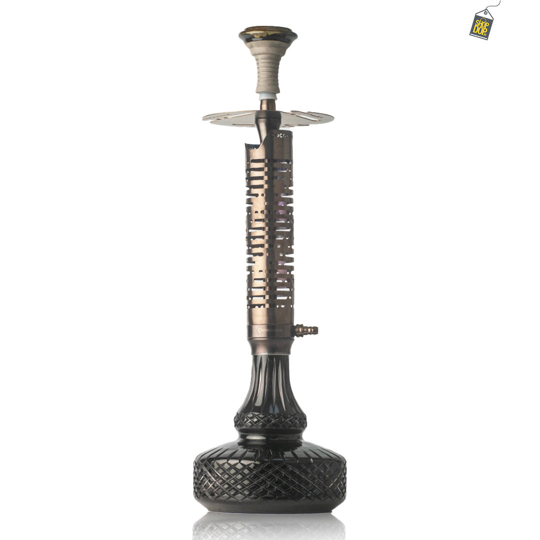 COCOYAYA Vivanta Hookah (Ferro Series) - Bronze Stem / Black Base