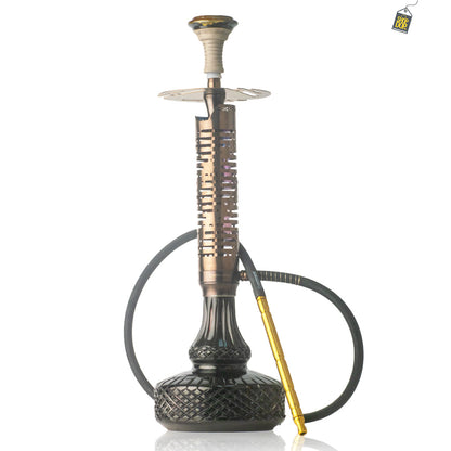 COCOYAYA Vivanta Hookah (Ferro Series) - Bronze Stem / Black Base