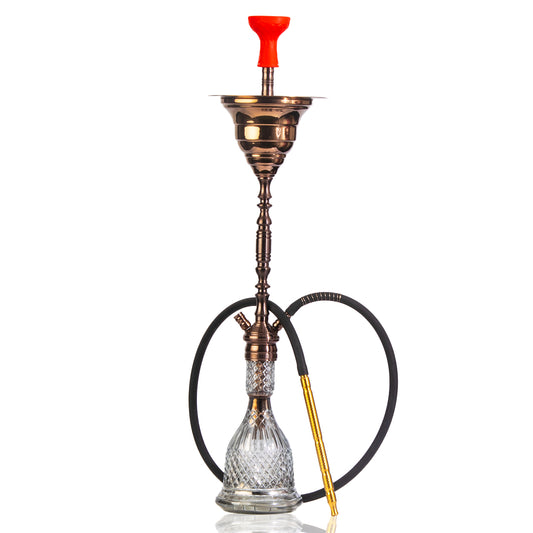 COCOYAYA Gamaliya Hani Hookah - Bronze Stem / Grey Base