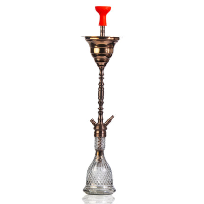 COCOYAYA Gamaliya Hani Hookah - Bronze Stem / Grey Base