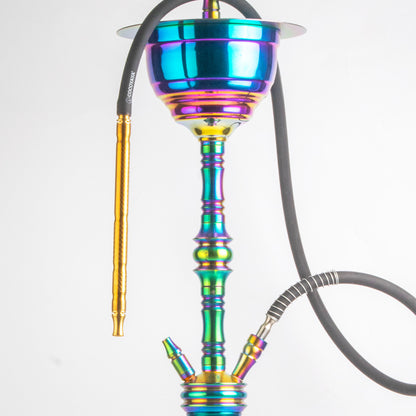 COCOYAYA Gamaliya Persia Hookah - Rainbow Stem / Grey Base