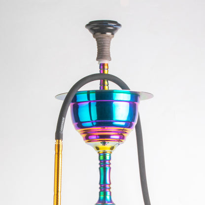 COCOYAYA Gamaliya Persia Hookah - Rainbow Stem / Grey Base