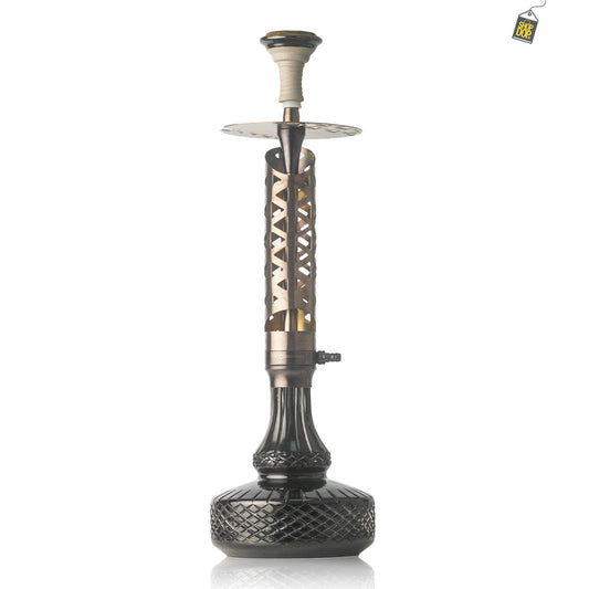 COCOYAYA Crucio Hookah (Ferro Series) - Bronze Stem / Black Base