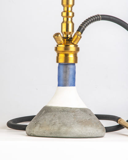 COCOYAYA King Series Hookah - Gold Stem (Ceramic Base)