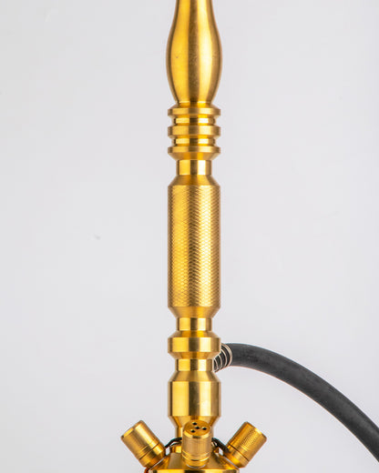 COCOYAYA King Series Hookah - Gold Stem (Ceramic Base)