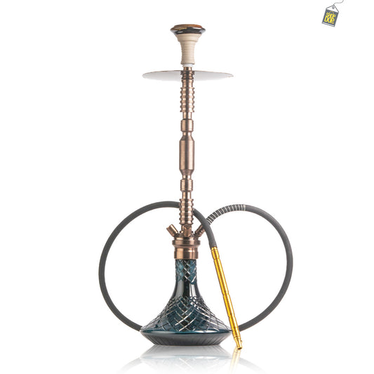 COCOYAYA King Series Hookah - Bronze Stem (Black Base)