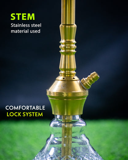 COCOYAYA Lazy Goose Hookah (Conquer Series) - Gold