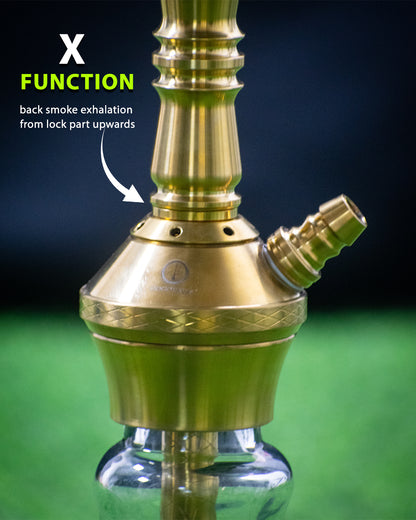 COCOYAYA Lazy Goose Hookah (Conquer Series) - Gold