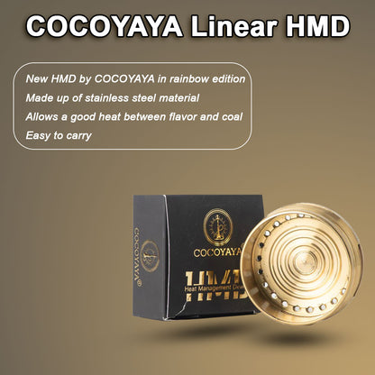 COCOYAYA Linear Hookah HMD - Gold