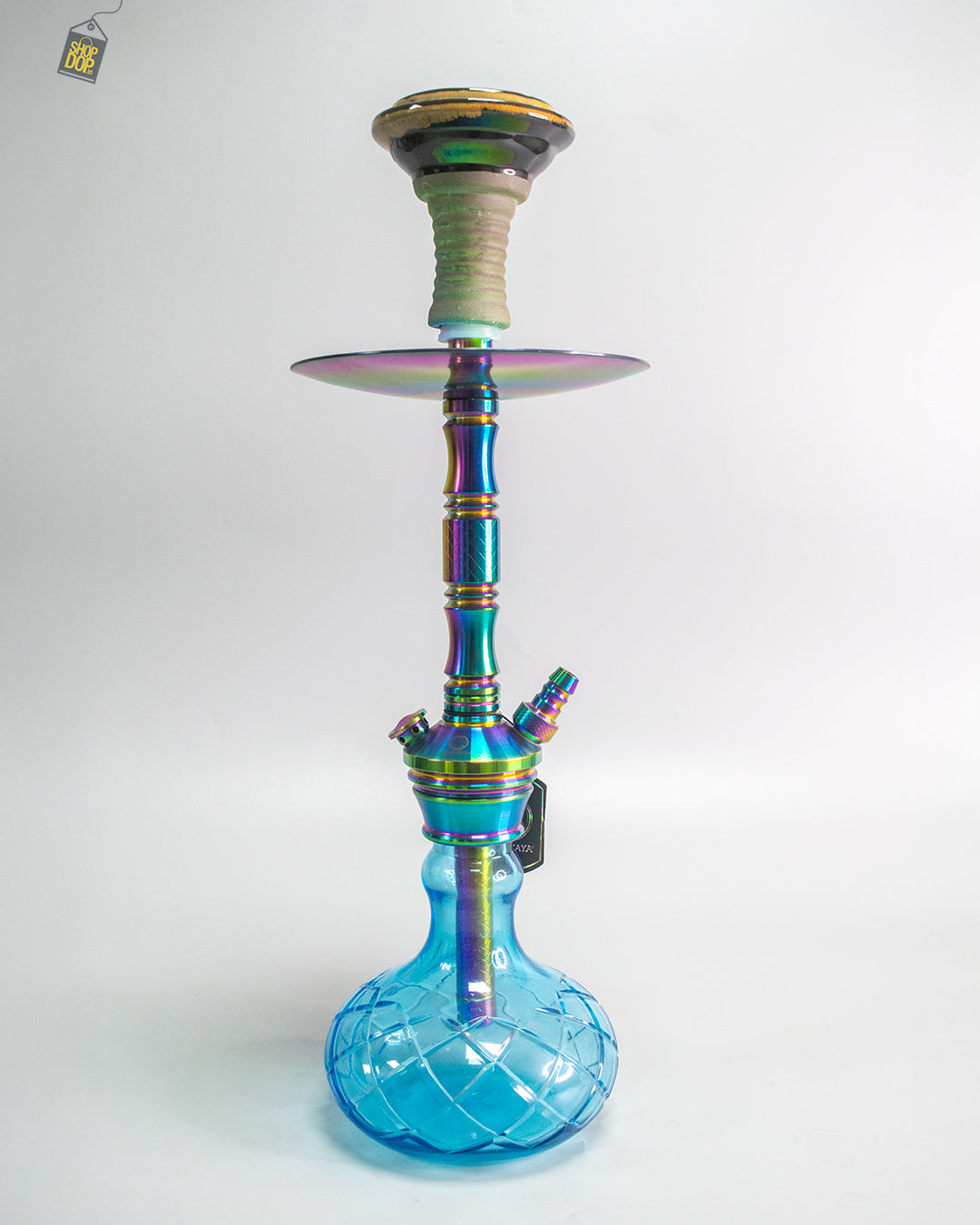 COCOYAYA Milan Hookah - Rainbow (Sky Blue Base)