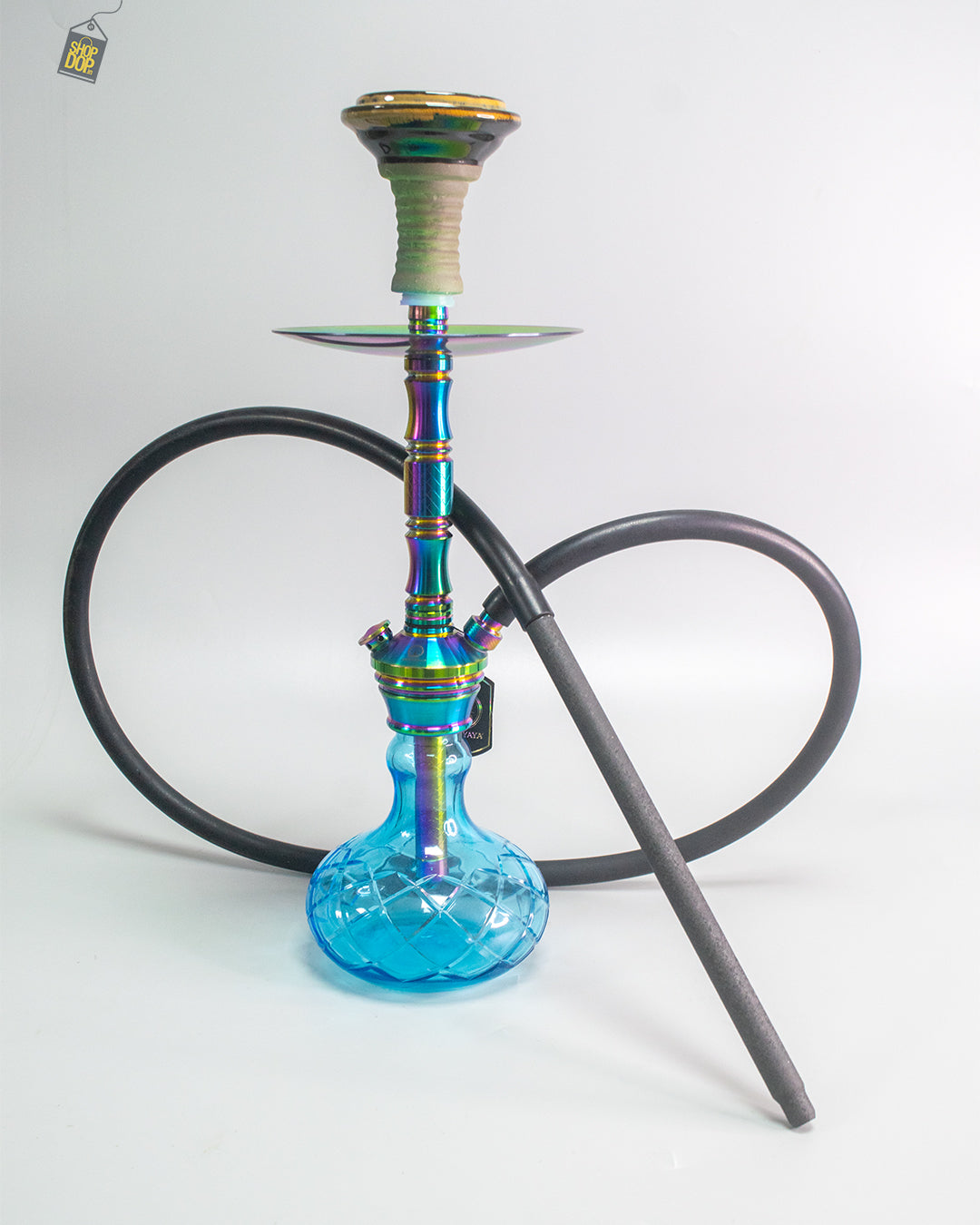 COCOYAYA Milan Hookah - Rainbow (Sky Blue Base)