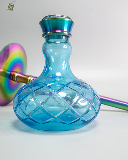 COCOYAYA Milan Hookah - Rainbow (Sky Blue Base)