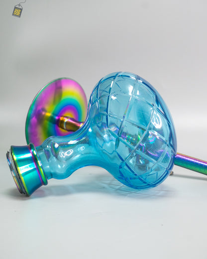 COCOYAYA Milan Hookah - Rainbow (Sky Blue Base)