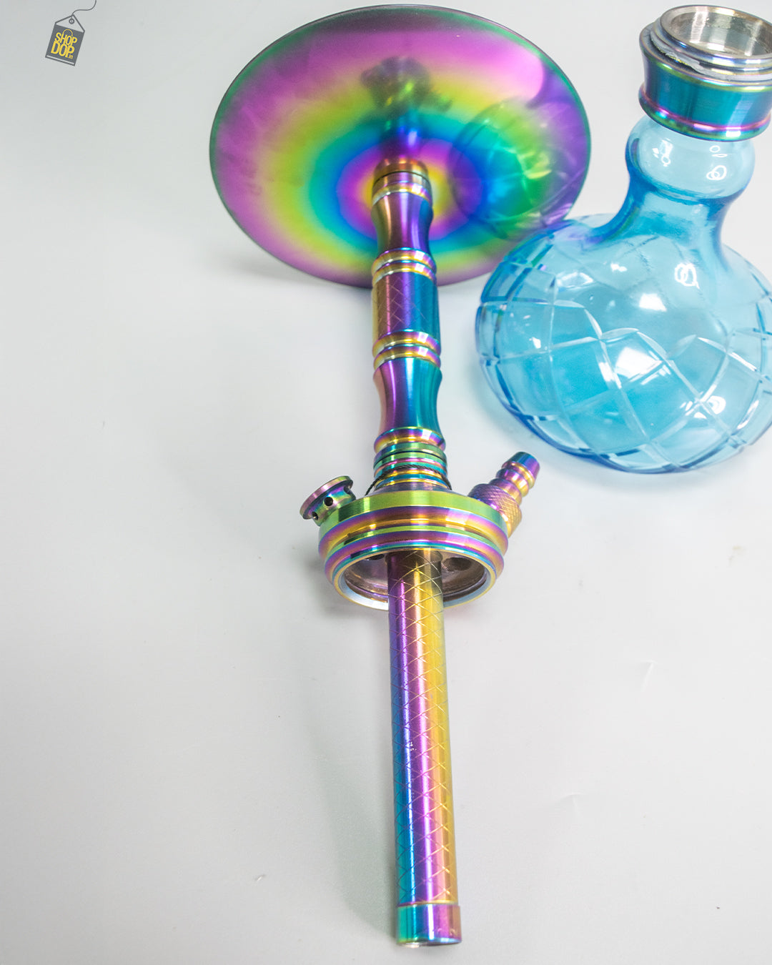 COCOYAYA Milan Hookah - Rainbow (Sky Blue Base)