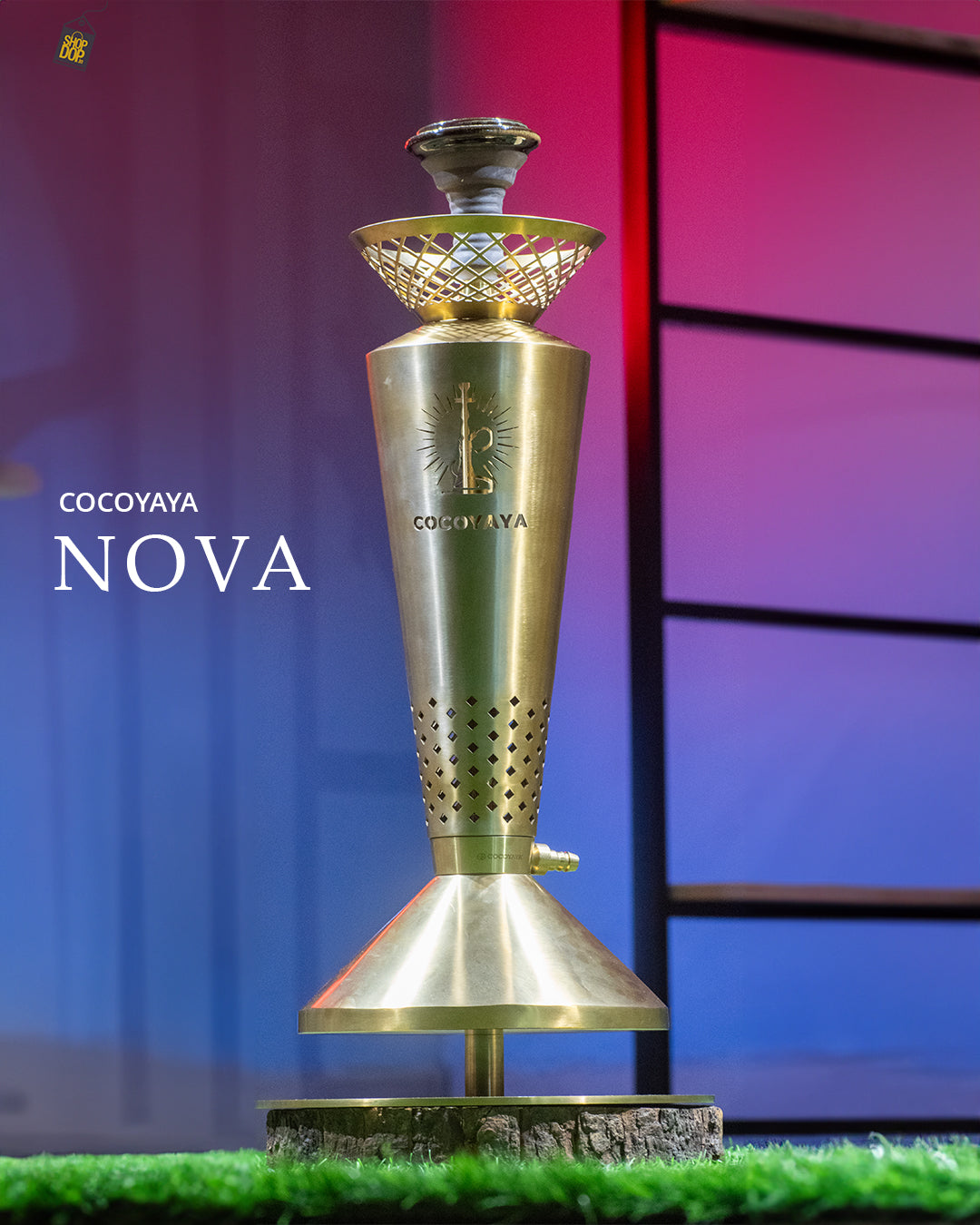 COCOYAYA Nova Hookah - Golden Edition (Unbreakable)