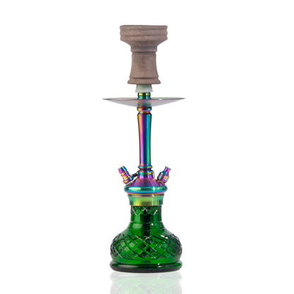 COCOYAYA Poco Hookah (Conquer Series) - Rainbow Stem / Green Base