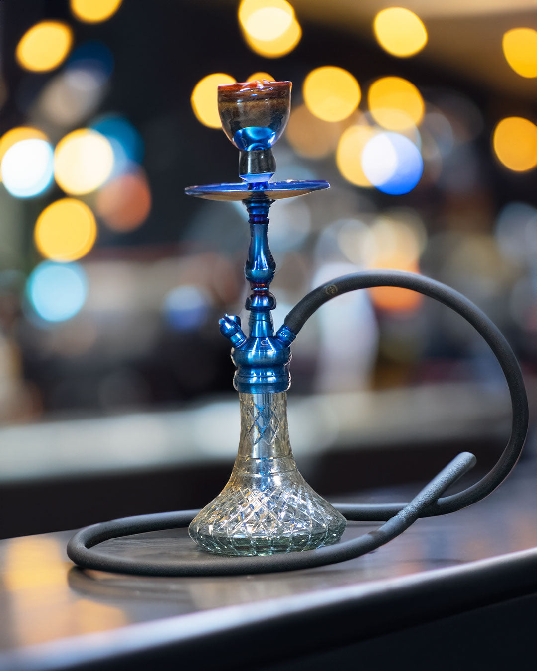 COCOYAYA Simba Hookah - Blue Stem / Grey Base