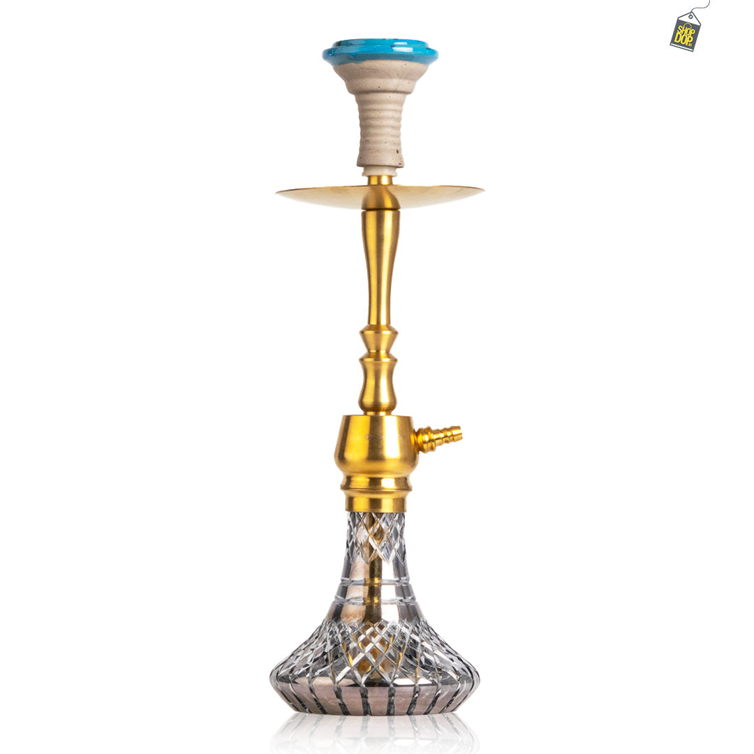 COCOYAYA Tokyo X Hookah - Golden Stem/Cut Glass Base