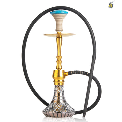 COCOYAYA Tokyo X Hookah - Golden Stem/Cut Glass Base