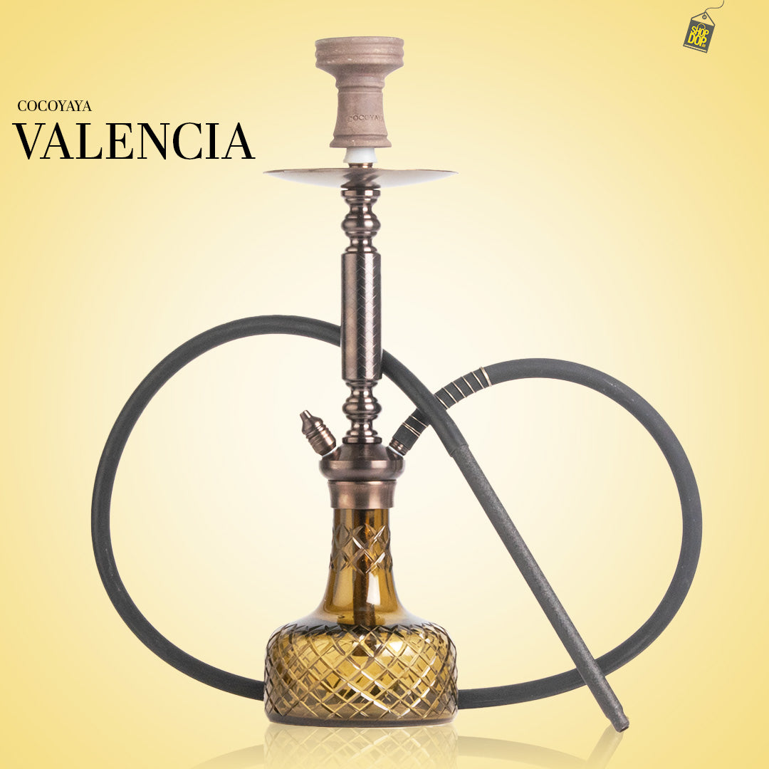 COCOYAYA Valencia Hookah - Bronze / Grey Base