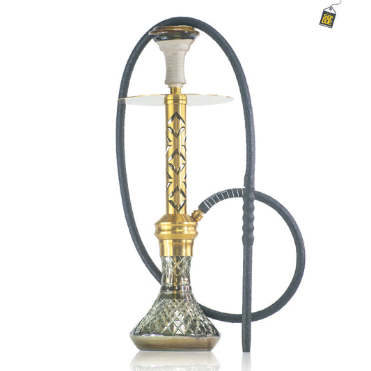 COCOYAYA Valeria Gem Hookah - Gold Stem / CGB Base