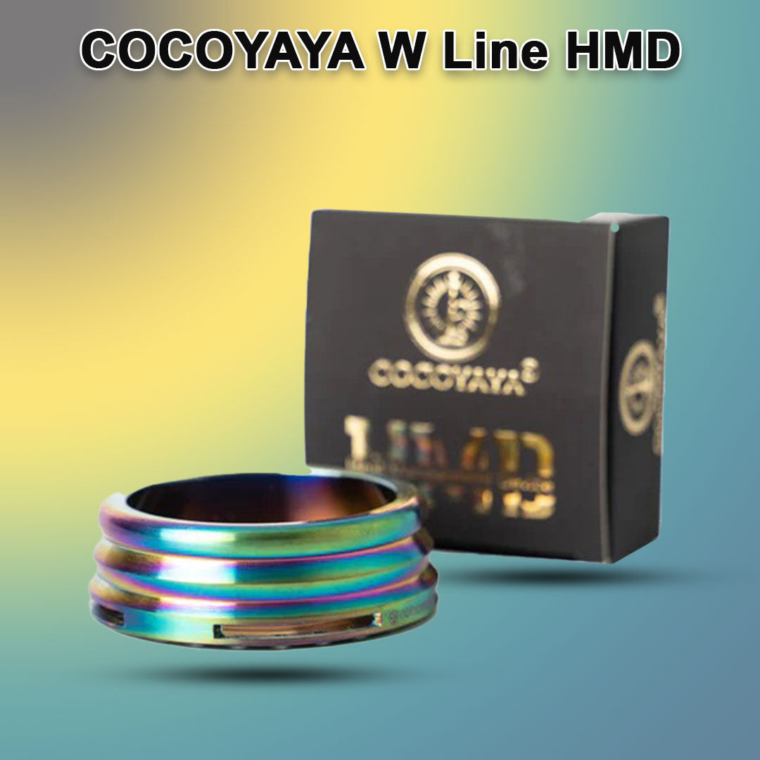 COCOYAYA W Line Hookah HMD - Rainbow