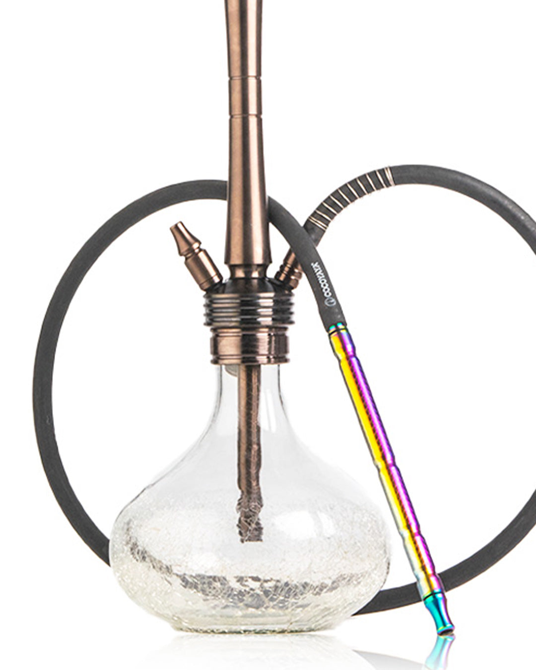 COCOYAYA Yara Pro Hookah - Bronze Stem (Transparent Base)