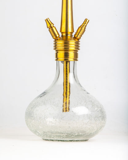 COCOYAYA Yara Pro Hookah - Gold Stem (Transparent Base)